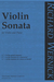 Carl Fischer Wernick, Richard: Violin Sonata (violin & piano)