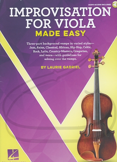 HAL LEONARD Gabriel: Improvisation for Viola Made Easy (viola w/ audio access) Hal Leonard