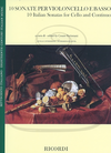 HAL LEONARD Fertonani: (collection) 10 Italian Sonatas (cello & basso continuo) Ricordi
