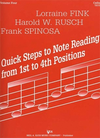 Fink, L..: Quick Steps to Note Reading Vol.4 (cello)