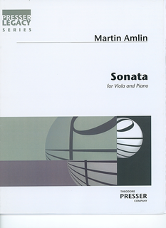 Carl Fischer Amlin, Martin: Sonata for Viola & Piano