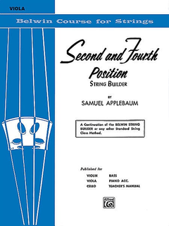 Alfred Music Applebaum, S.: Second and Fourth Position String Builder (viola)
