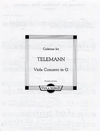Telemann, P.I. (Arnold): Cadenzas for Telemann Viola Concerto
