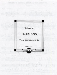 Telemann, P.I. (Arnold): Cadenzas for Telemann Viola Concerto