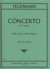 International Music Company Telemann (Katims): Concerto in G Major (viola & piano) IMC