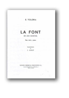Unión Musical Ediciones Toldra, Eduardo: La Font (viola & piano)