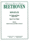 Alfred Music *OUT OF PRINT* Beethoven, L.van: Kreutzer Sonata Op.47 (violin & piano)