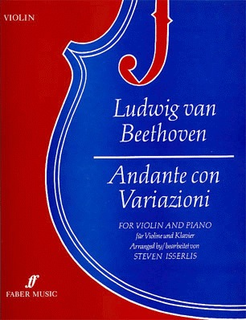 HAL LEONARD Beethoven, L.van: Andante con Variazioni (violin & piano)