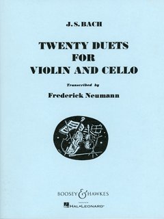 HAL LEONARD Bach, J.S. (Neumann): 20 Duets (Violin & Cello)