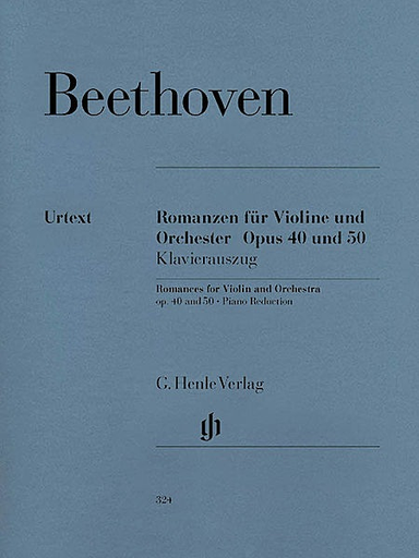HAL LEONARD Beethoven, L.van: Romances, Op. 40 and 50 in G and F Major, urtext (violin & piano)