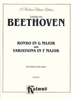 Alfred Music Beethoven, L. van: Rondo in G Major n Variations in F Major (violin and piano)