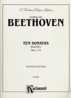 Alfred Music Beethoven, L von: Sonatas #1-5 (violin & piano)
