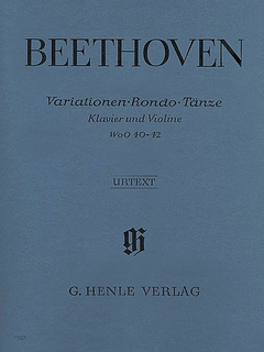 HAL LEONARD Beethoven, L.van (Brandenburg): Variations, Rondo, and Dances, urtext (violin & piano)