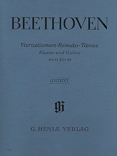 HAL LEONARD Beethoven, L.van (Brandenburg): Variations, Rondo, and Dances, urtext (violin & piano)