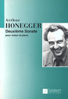 HAL LEONARD Honegger, Arthur: Sonata #2 (violin & piano)