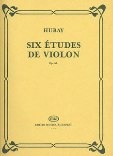 HAL LEONARD Hubay, Jeno: Six Etudes Op.63 (violin)