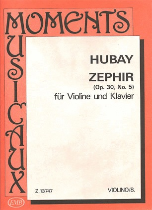 HAL LEONARD Hubay, Jeno: Zephir, Op.30#5 (violin & piano)