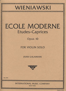 International Music Company Wieniawski, Henri: Ecole Moderne Op.10 (violin)