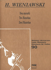 Carl Fischer Wieniawski, Henri: 2 Mazurkas (violin & piano)