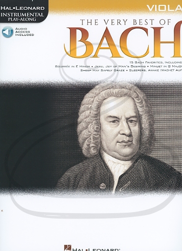 HAL LEONARD Hal Leonard Instrumental Play-Along: The Very Best of Bach (viola)(audio access) Hal Leonard