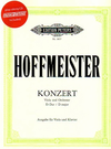 Hoffmeister, F.A.: Concerto for Viola (viola & piano or CD)