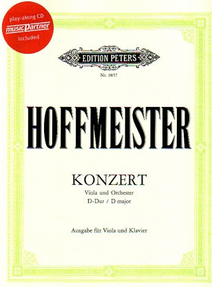 Hoffmeister, F.A.: Concerto for Viola (viola & piano or CD)