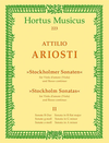 Barenreiter Ariosti, Attilio: Six Sonatas 'Stockholmer Sonatas' Volume 2 fur Viola (Viola d'amore) and Bc B-flat major, G minor, A minor, Barenreiter