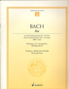 HAL LEONARD Bach, J.S. (Birtel, arr.): Air in D Major from the Orchestra Suite No. 3, BWV1068 (viola and piano)