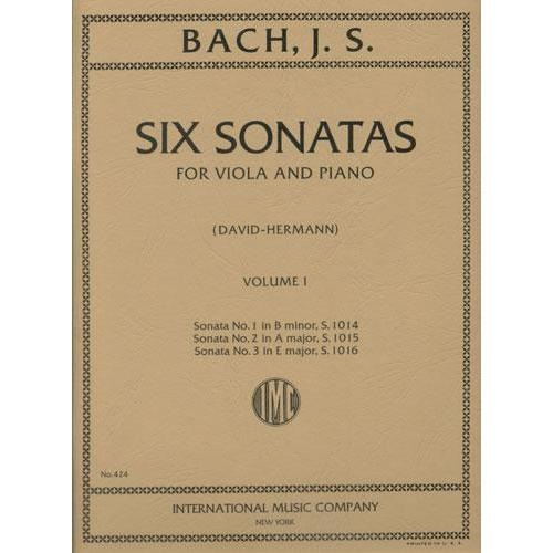 International Music Company Bach, J.S.: 6 Sonatas Vol.1 #1-3 (viola & piano)