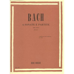 HAL LEONARD Bach, J.S. (Bennici): 6 Sonatas & Partitas (viola)