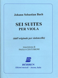 Carl Fischer Bach, J.S. (Centurioni): 6 Sonatas & Partitas (viola)