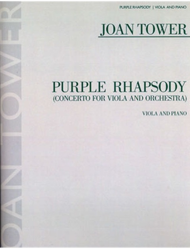 HAL LEONARD Tower, Joan: Purple Rhapsody Concerto for Viola & Orchestra (viola & piano)
