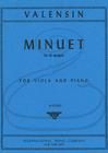 International Music Company Valensin (Bazelaire/Katims): Minuet in G Major - TRANSCRIBED (viola & piano) International