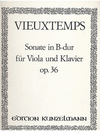 Vieuxtemps, Henri: Viola Sonata in Bb Major, Op. 36 (viola & piano)