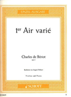 HAL LEONARD de Beriot, C.A. (Pollitzer, arr.): Air Varie in D minor Op.1 (violin and piano)