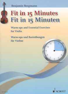 HAL LEONARD Bergmann: Fit In 15 Minutes (violin)