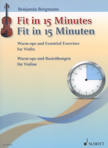 HAL LEONARD Bergmann: Fit In 15 Minutes (violin)