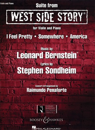 HAL LEONARD Bernstein, Leonard (Penaforte): Suite from West Side Story for Violin and Piano