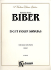 Alfred Music Biber, von H.I.F. : Eight Sonatas (violin and piano)
