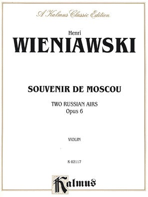 Alfred Music Wieniawski, Henri: Souvenir de Moscou (violin & piano)