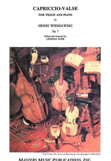 LudwigMasters Wieniawski, Henri: Capriccio-Valse Op.7 (violin & piano)