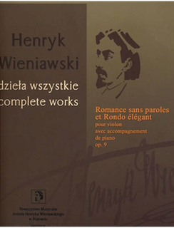 Carl Fischer Wieniawski, Henri: Romance sans paroles/Rondo Elegant (violin & piano)