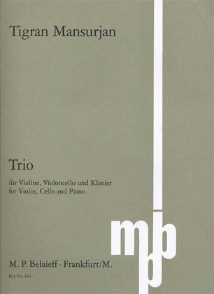 C.F. Peters Mansurjan, T.: Trio (violin, cello, and piano)