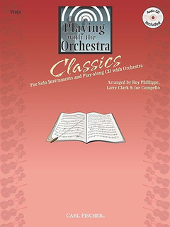 Carl Fischer Phillippe, Roy: Playing with the Orchestra - Classics (viola CD)