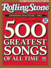 Alfred Music Rolling Stone Magazine: 500 Greatest Songs of All Time V. 1 (viola & cd)