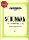 Schumann, Robert: Adagio & Allegro Op.70 (viola OR cello OR violin & piano & CD)