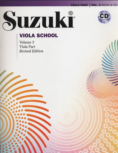 Suzuki: Viola School Vol. 3 (viola & CD)