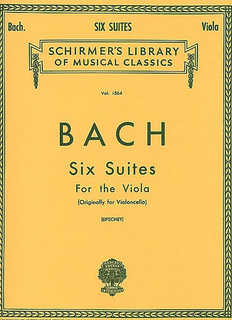 Schirmer Bach, J.S. (Lifschey): Six Cello Suites transcribed for the Viola