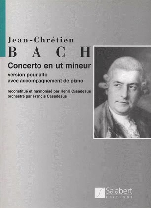 Salabert Bach, J.C. (Casadesus): Concerto in C minor (viola & piano)