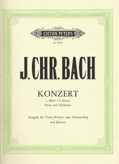 C.F. Peters Bach, J.C.: Concerto in c minor (viola & piano)